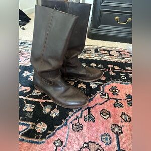 Frye Brown Leather Women's Boots